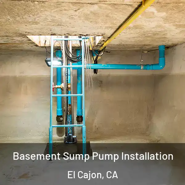  Basement Sump Pump Installation El Cajon, CA