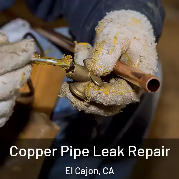 Copper Pipe Leak Repair El Cajon, CA