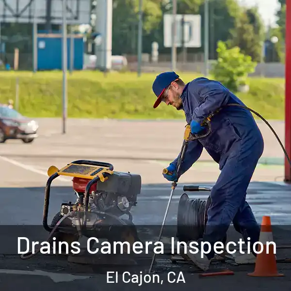  Drains Camera Inspection El Cajon, CA