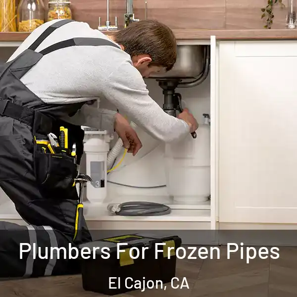  Plumbers For Frozen Pipes El Cajon, CA