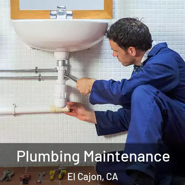  Plumbing Maintenance El Cajon, CA
