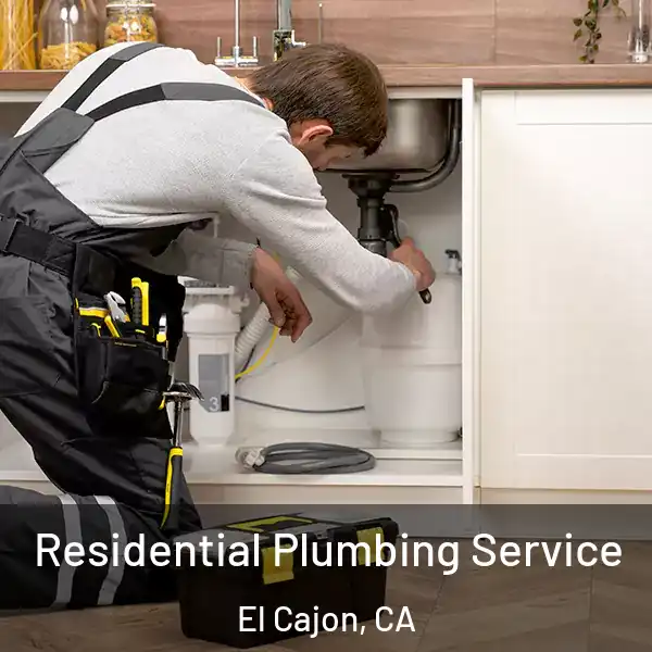  Residential Plumbing Service El Cajon, CA