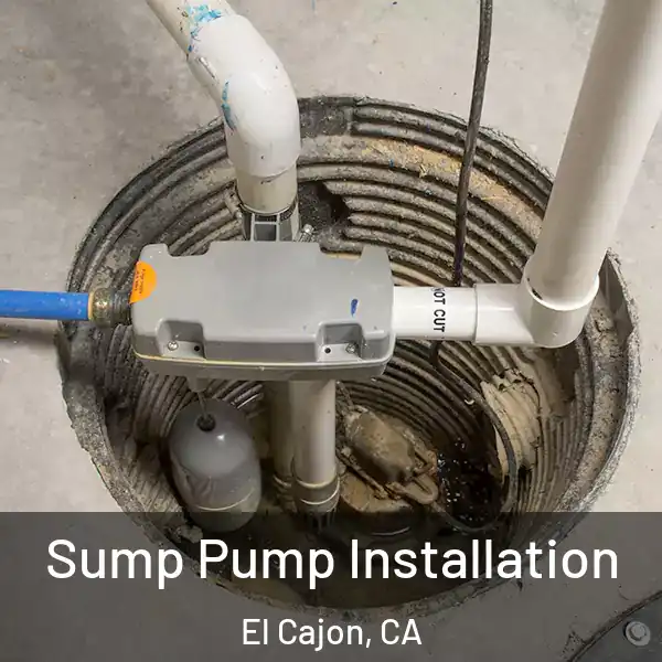  Sump Pump Installation El Cajon, CA