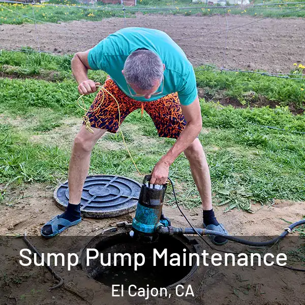  Sump Pump Maintenance El Cajon, CA