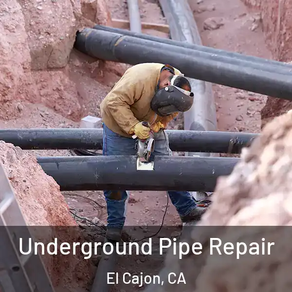  Underground Pipe Repair El Cajon, CA